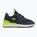 Kinderschuhe KangaROOS KD-Road dark navy/lime 2