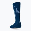 CEP Heartbeat Damen Kompressions-Laufsocken blau WP20NC2 2