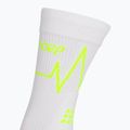 CEP Heartbeat Frauen Kompression laufen kurze Socken weiß WP2CPC2 3