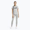 PUMA ESS Logo Damen T-Shirt in hellgrauem Heidekraut 2