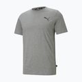 Herren PUMA Ess Small Logo Tee mittelgrau heather/mittelgrau heather/cat t-shirt 4