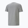 Herren PUMA Ess Small Logo Tee mittelgrau heather/mittelgrau heather/cat t-shirt 5