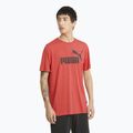 Shirt Herren PUMA Essentials Heather Tee high risk red