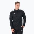 PUMA Teamliga 1/4 Zip Top Fußball Sweatshirt schwarz 657236_03