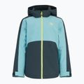 Skijacke Kinder ZIENER Aluck river blue