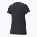 PUMA ESS+ Metallic Logo Tee für Damen puma schwarz/silber metallic 2