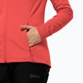 Jack Wolfskin Damen Sweatshirt Baiselberg Hooded FZ vibrant rot 4