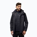 Herren 3-in-1 Jack Wolfskin Romberg 3In1 Phantom Jacke