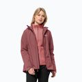 Jack Wolfskin Women's Moonrise 3In1 Jacke rot ocker 3