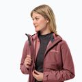Jack Wolfskin Women's Moonrise 3In1 Jacke rot ocker 4