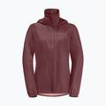 Jack Wolfskin Stormy Point 2L Damen Regenjacke rot ocker