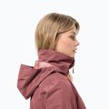 Jack Wolfskin Stormy Point 2L Damen Regenjacke rot ocker 3