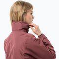 Jack Wolfskin Stormy Point 2L Damen Regenjacke rot ocker 4