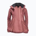 Jack Wolfskin Stormy Point 2L Damen Regenjacke rot ocker 9