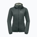 Damen Softshell-Jacke Jack Wolfskin Windhain Hoody slate green 8