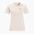 Jack Wolfskin Essential Damen-Trekking-T-Shirt panna cotta 3