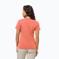 Damen-Trekking-T-Shirt Jack Wolfskin Essential warm amber 2