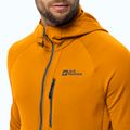 Herren Jack Wolfskin Kolbenberg Hooded Fz Fleece-Sweatshirt Färberdistel 4