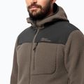 Jack Wolfskin Herren Fleecejacke Kammweg Pile Fz kalter Kaffee 4