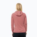 Jack Wolfskin Damen-Fleecejacke Kolbenberg Hooded Fz mineralrot 2