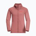 Jack Wolfskin Damen-Fleecejacke Kolbenberg Hooded Fz mineralrot 7