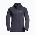 Jack Wolfskin Damen-Fleecejacke Kolbenberg Hooded Fz graphit 7