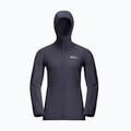 Jack Wolfskin Damen-Fleecejacke Kolbenberg Hooded Fz graphit 8