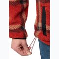 Herren Jack Wolfskin Fleece Sweatshirt Felslicht Check intensiv rost 3