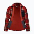 Herren Jack Wolfskin Fleece Sweatshirt Felslicht Check intensiv rost 8