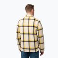 Jack Wolfskin Herren-Fleece-Sweatshirt Felslicht Check panna cotta 2