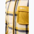 Jack Wolfskin Herren-Fleece-Sweatshirt Felslicht Check panna cotta 3