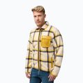 Jack Wolfskin Herren-Fleece-Sweatshirt Felslicht Check panna cotta
