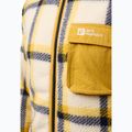 Jack Wolfskin Herren-Fleece-Sweatshirt Felslicht Check panna cotta 3