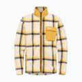 Jack Wolfskin Herren-Fleece-Sweatshirt Felslicht Check panna cotta 6