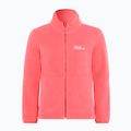 Fleece Hoodie Sweatshirt Kinder Jack Wolfskin Taunus sunset coral