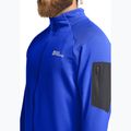 Trekking Hoodie Sweatshirt Herren Jack Wolfskin Prelight Full Zip vibrant blue 4