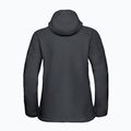 Fleece Hoodie Sweatshirt Damen Jack Wolfskin Cradle Mountain Pile Full Zip phantom 8
