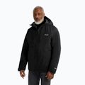 Herren-Regenjacke Jack Wolfskin Icecape 2L Down Ins Rds schwarz