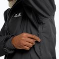 Herren-Regenjacke Jack Wolfskin Icecape 2L Down Ins Rds schwarz 4
