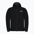 Herren-Regenjacke Jack Wolfskin Icecape 2L Down Ins Rds schwarz 7