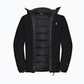 Herren-Regenjacke Jack Wolfskin Icecape 2L Down Ins Rds schwarz 9