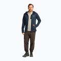 Trekking Hoodie Sweatshirt Herren Jack Wolfskin Peak District Hooded Full Zip midnight sky 2