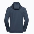 Trekking Hoodie Sweatshirt Herren Jack Wolfskin Peak District Hooded Full Zip midnight sky 8