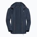 Trekking Hoodie Sweatshirt Herren Jack Wolfskin Peak District Hooded Full Zip midnight sky 9