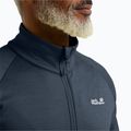 Herren-Trekking-Fleecejacke Jack Wolfskin Peak District Full Zip midnight sky 4