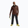 Herren-Trekkingpullover Jack Wolfskin Peak District Full Ziphot choc 2