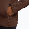 Trekking Hoodie Sweatshirt Herren Jack Wolfskin Peak District Full Ziphot choc 6