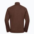 Trekking Hoodie Sweatshirt Herren Jack Wolfskin Peak District Full Ziphot choc 8