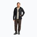 Trekking Hoodie Sweatshirt Herren Jack Wolfskin Peak District Hooded Full Zip black 2