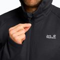 Trekking Hoodie Sweatshirt Herren Jack Wolfskin Peak District Hooded Full Zip black 5